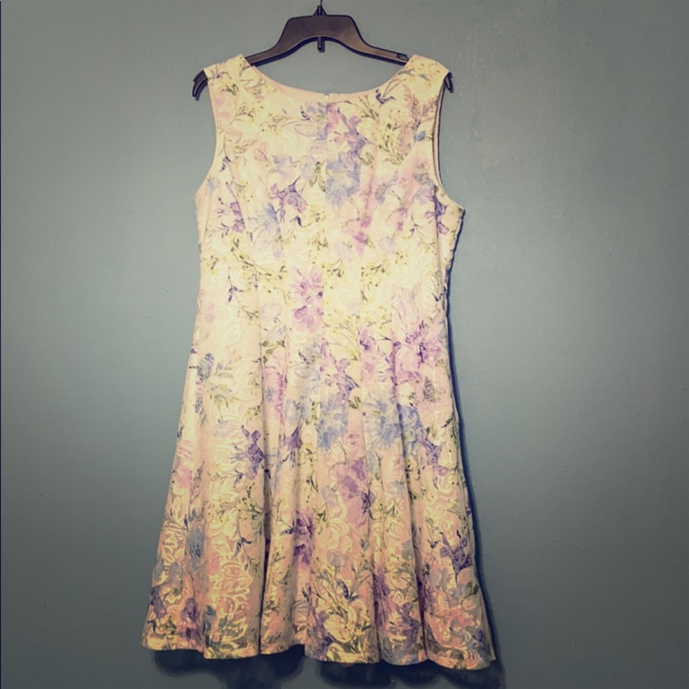 Lace Fit & Flare Dress
